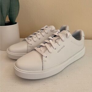 Cole Haan Classic White Leather Casual Sneakers